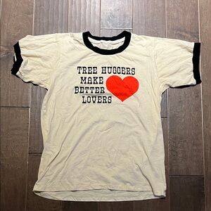 Parks Project Cream Tree Huggers Make Better Lovers T-Shirt